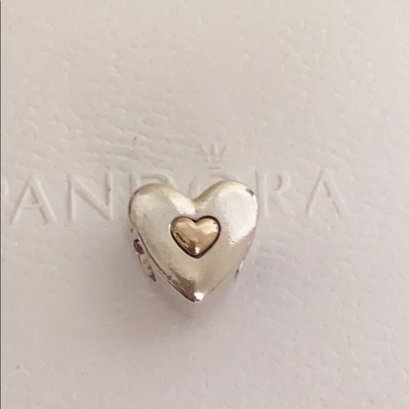 New Pandora Happy Anniversary Charm , Two tone . - Picture 6 of 9